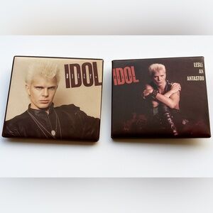 Billy Idol Vintage 80s Band Button – Set of 2 – Rock Pin Badge